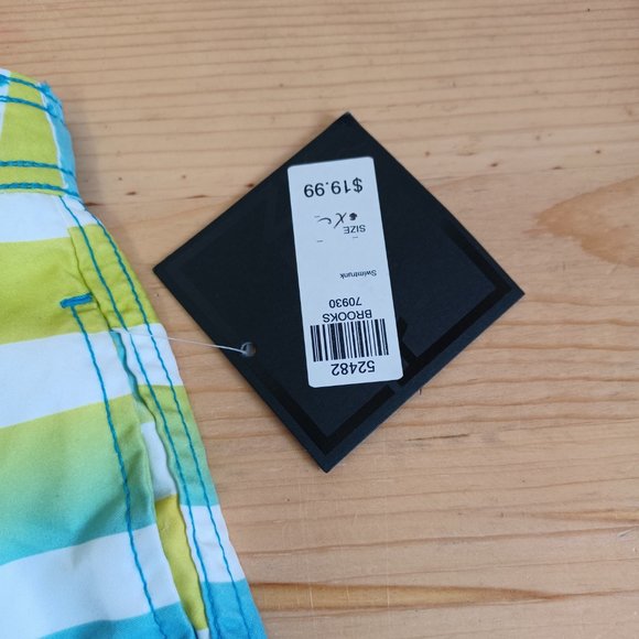 NEW! Ripzone Youth Swim Trunks Yellow/Blue ( 3419) - Picture 2 of 9